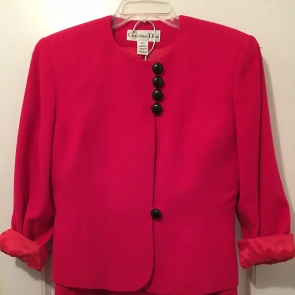 COPY - Christian Dior vintage wool skirt suit - Picture 5 of 8